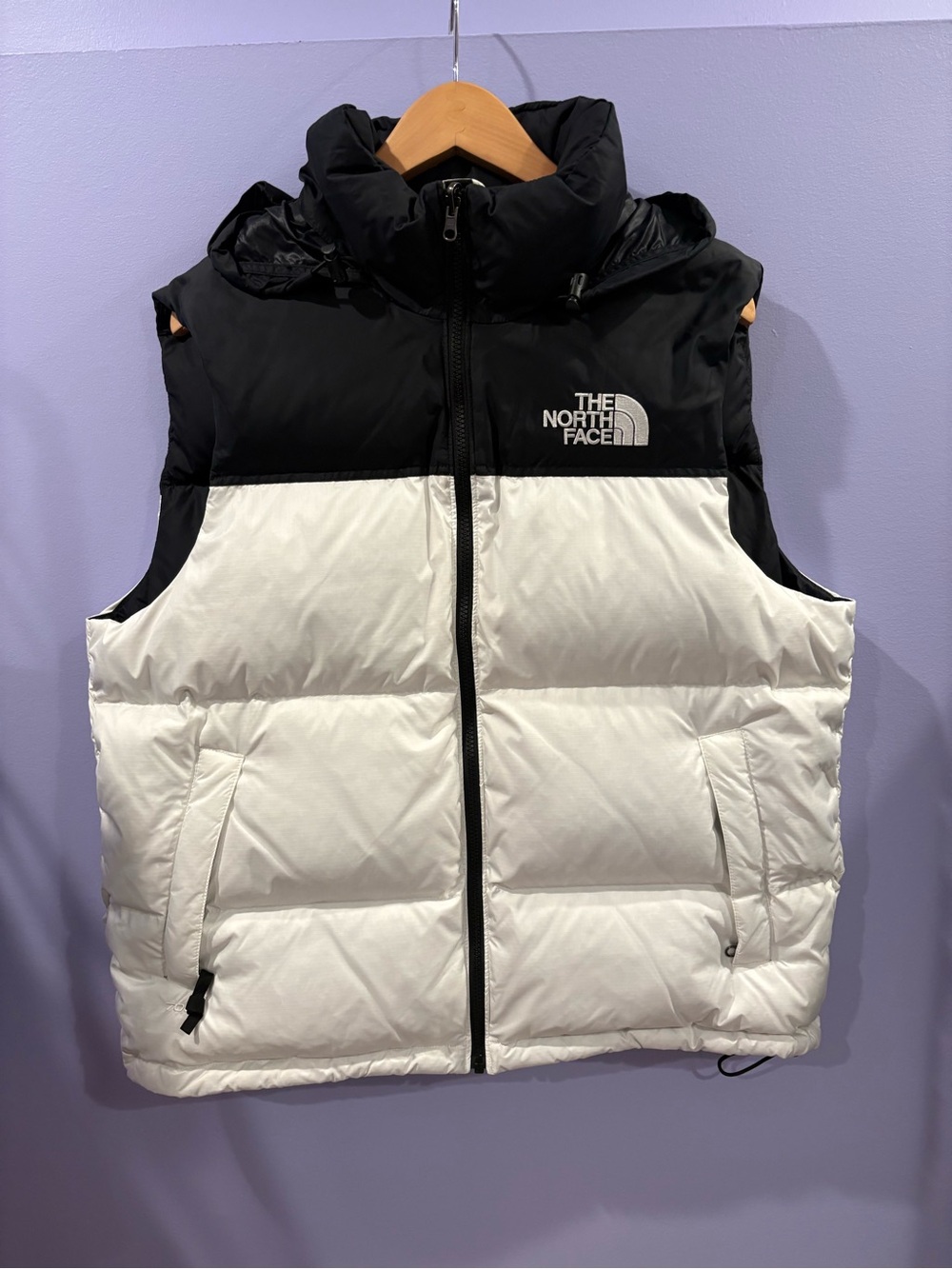 The North Face Black & White Puffer Vest